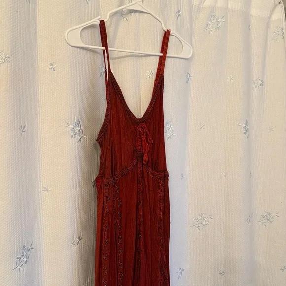 Advance Apperals Red Batik renaissance faire dress - Picture 2 of 3